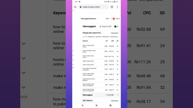 How to Install Ubersuggest Chrome Extension in Your Android Mobile | Free Keyword Research Tool смотреть онлайн