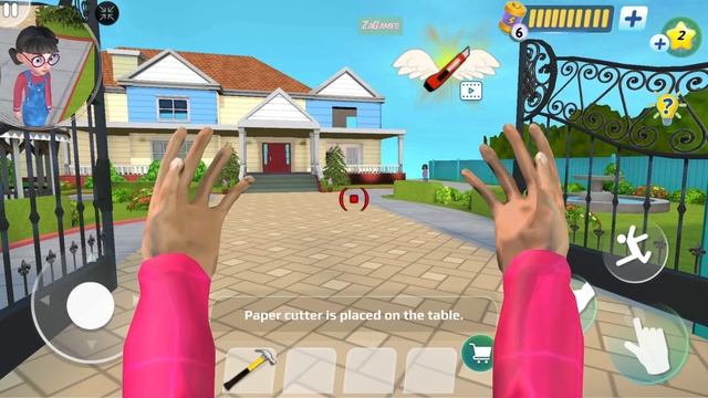 Playing as Scary Teacher in Nick & Tani : Funny Story Update New Level смотреть онлайн