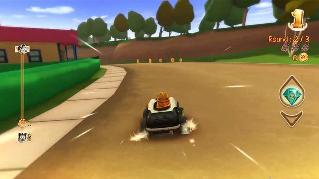 Vortex Plays: Garfield Kart - Single Race смотреть онлайн