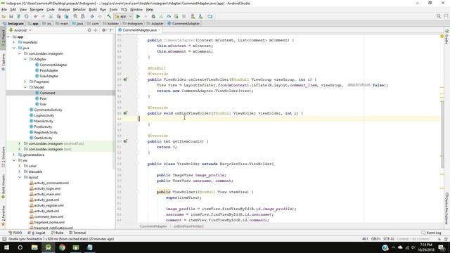 INSTAGRAM App with Firebase - Part 10 - Displaying Comments - Android Studio Tutorial смотреть онлайн