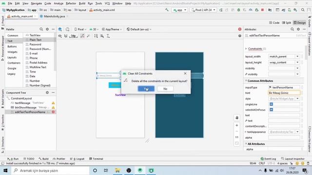 Edittext Nesnesinin Kullanımı Ve Özellikleri смотреть онлайн