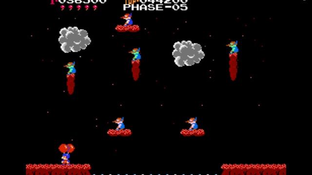 Balloon Fight. Nes. Levels 1--7. Android.