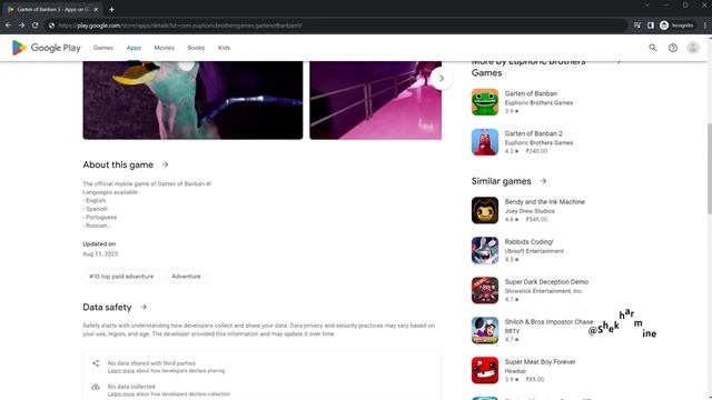 Garten of Banban 4 Mobile Released?? Fun Made смотреть онлайн