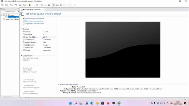 How to Install Kali Linux VMware Image on Windows (Hindi) Easy Way Setup 2021 Latest - Part 1 смотреть онлайн