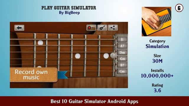 Best 10 Guitar Simulator Android Apps смотреть онлайн