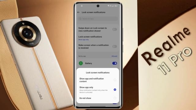Realme 11 Pro All Notification Settings | How to Hide Notification Content in Realme 11 Pro 5g смотреть онлайн