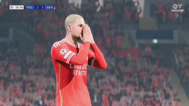 EA FC 24 PSG vs SL Benfica PS5 Ultra Realism Gameplay & Graphics MOD 4K HDR смотреть онлайн