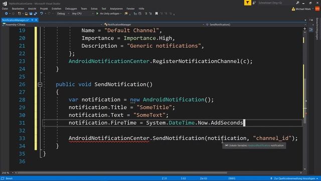 Push Notifications erstellen Android - Unity 2019 смотреть онлайн