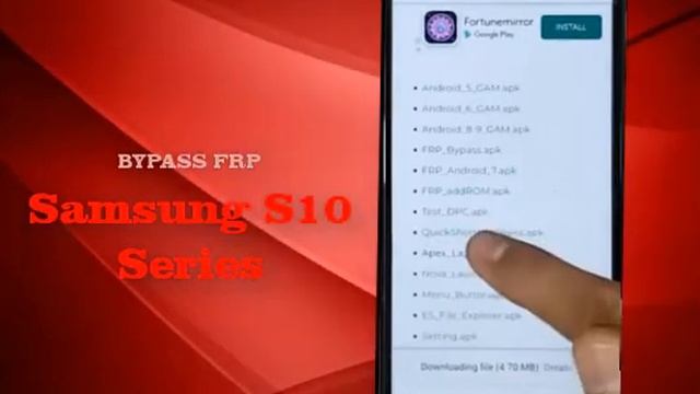 Bypass FRP Samsung S10 Series (S10e, S10+, S10 5G) Upgrade To Android 10.