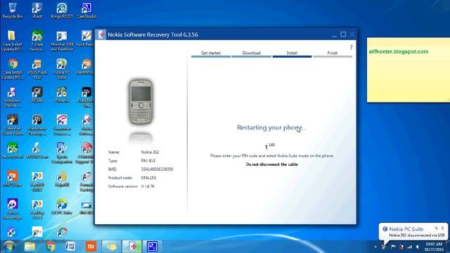 Flashing Nokia 302 RM 813 with Nokia Software Recovery Tool смотреть онлайн