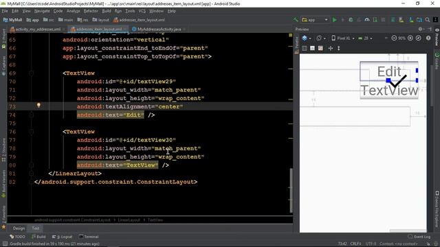 How to make an e-commerce android app?(Part-40)| My Addresses Activity | Hindi Tutorial 2019 смотреть онлайн