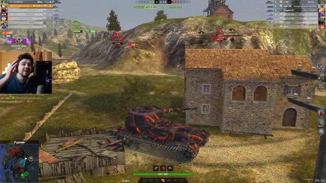 ТОТ КТО РЕАЛЬНО ТАНКУЕТ ● КАЧАЙ ЭТОТ ТАНК ВМЕСТО E100 ● WoT Blitz смотреть онлайн