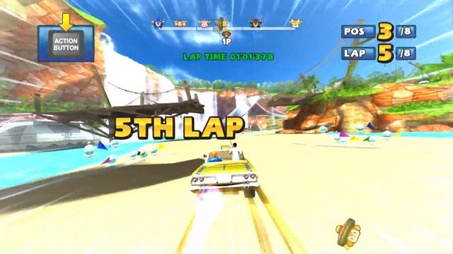 BD JOE Lost Palace 8 Laps Expert (Request) Sonic & Sega All-Stars Racing смотреть онлайн