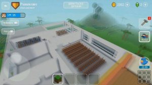 Строим школу в Рыжиково - Зал для выступлений на втором этаже в Блок Крафт 3Д