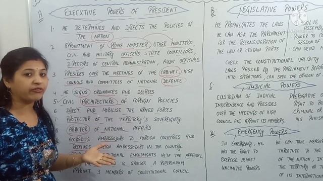 French National Executive | Powers and Functions of the President of French Republic | Part - 3 смотреть онлайн