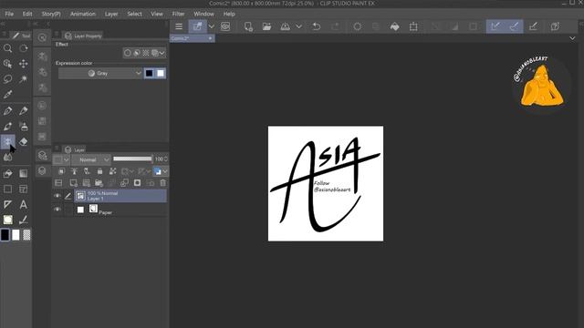 How to Make Custom Stamps and Signature Brushes in Clip Studio Paint Customizable Colors смотреть онлайн