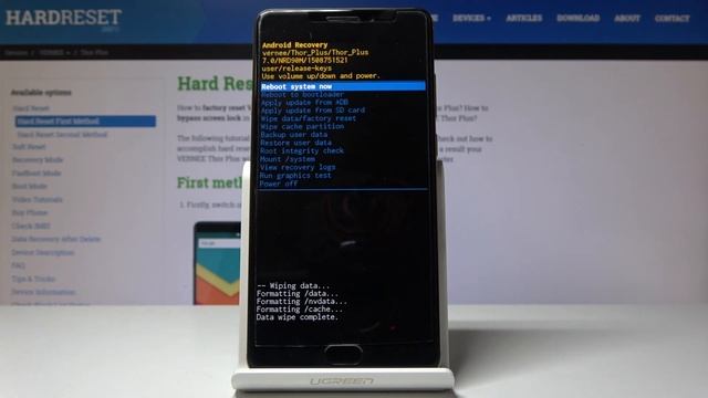 How to Hard Reset Vernee Thor Plus - Bypass Lock Screen by Recovery Mode смотреть онлайн