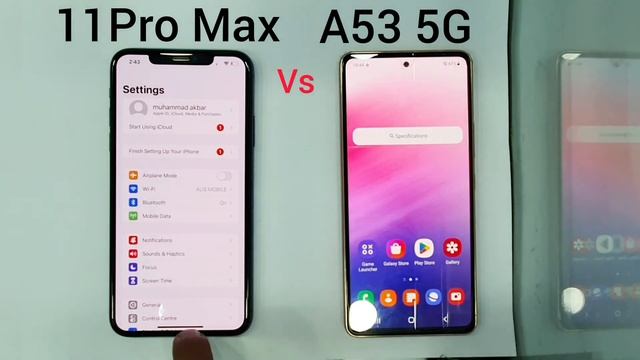 iPhone 11 Pro Max vs Samsung a53 5G | speed Test 🔥 смотреть онлайн