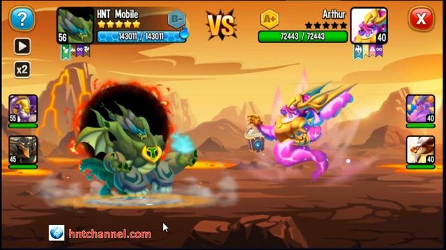 Dragon City Corrupted Nature Dragon 5 Star Very Cute Vip New HNT NEW League Battle 40 смотреть онлайн