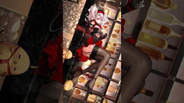 Azur Lane Prinz Adalbert After Hours Service L2D Skin Live Wallpaper смотреть онлайн