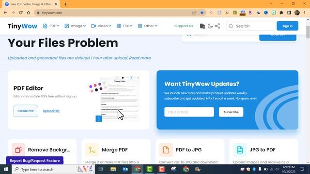TinyWow.com - Free website with a huge selection of tools for working with PDFs, videos, images, et смотреть онлайн