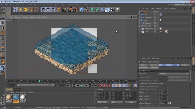 Lesson 5 - Low Poly Tutorial - Cinema 4D смотреть онлайн