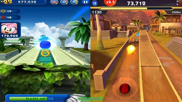 Sonic Boom Unlock Shadow Vs Sonic Dash Sonic