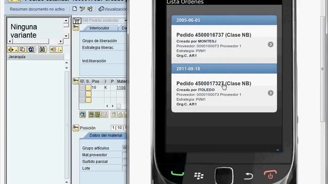 SAP Sybase Unwired Demo App dealing with purchase order release for SAP. Rinostro Chile смотреть онлайн