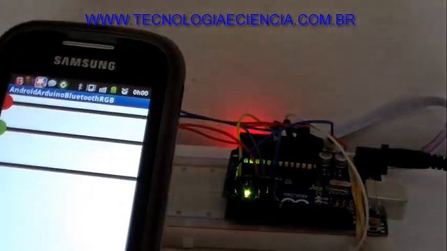 Arduino e Android controlando LED RGB / Arduino and Android Controlling RGB LED смотреть онлайн
