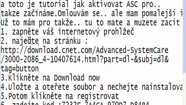 [CZ] Advanced SystemCare Pro License key смотреть онлайн