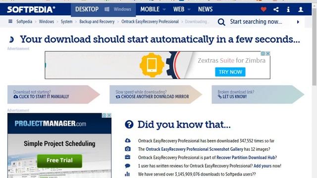 Data Recovery Disk - Ontrack Easy Recovery Professional - Powerful Recovery App.