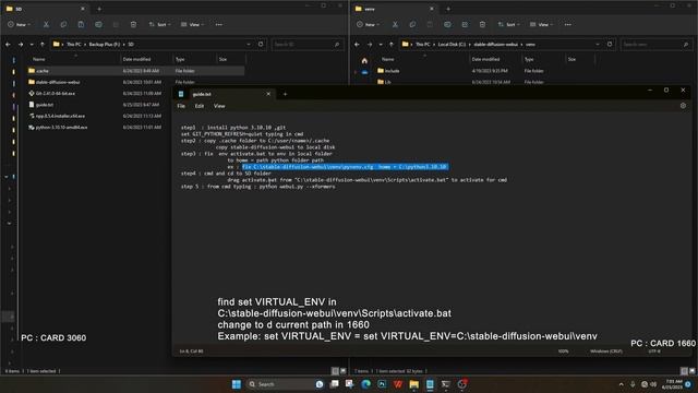 Tutorial install portable offline Stable diffusion automatic1111 without internet смотреть онлайн