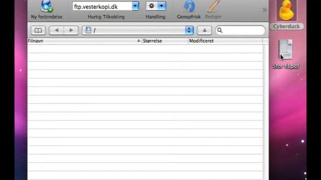 Vester Kopi Support: Sådan bruger du Cyberduck (MAC) смотреть онлайн