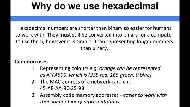 Data Representation - Why do we use hexadecimal смотреть онлайн
