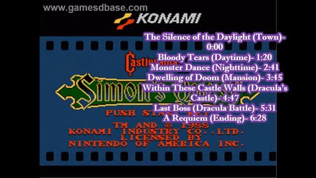 Castlevania 2: Simon's Quest (NES) Entire Soundtrack 16-bit SNES Remix смотреть онлайн