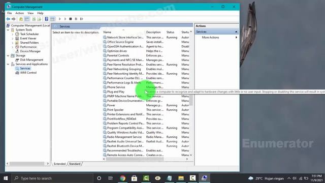 Windows 10 Home : How to Start or Stop Portable Device Enumerator Service смотреть онлайн