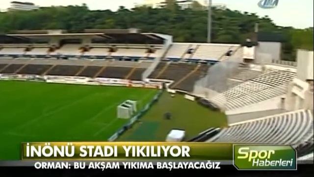 İnönü Stadı yıkılıyor смотреть онлайн
