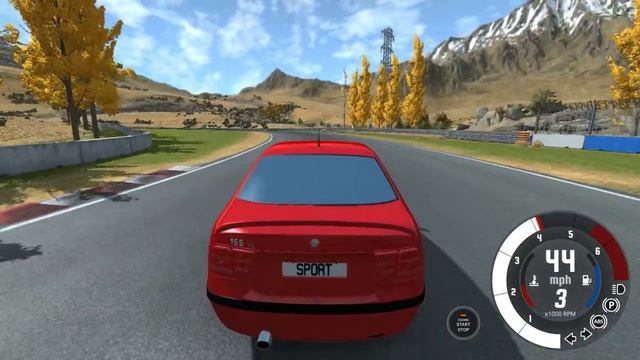 BeamNG. Alfa Romeo 155 replica смотреть онлайн
