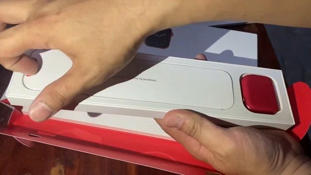 Unbox Apple Watch Series 6 Product Red смотреть онлайн