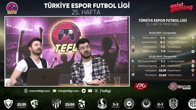 TEFL 3. SEZON 25. HAFTA PERSEMBE MAÇ YAYINLARI смотреть онлайн