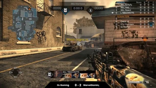 MDA COD Ghosts Tournament - iTs Gaming Vs. Marvel Gaming Day 2 Part 2 смотреть онлайн