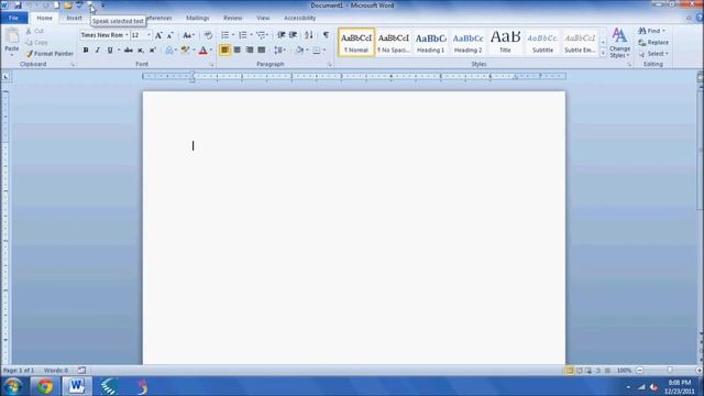Add Quick Text-to-Speech Button to Microsoft Word смотреть онлайн