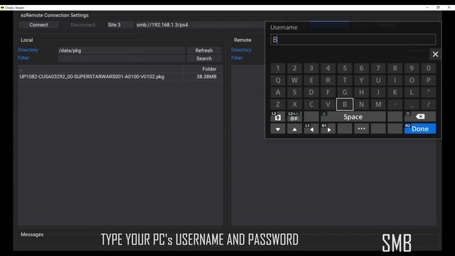 PS4 EzRemote Client V1.00 Released | AIO App For FTP/SMB/webDAV