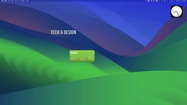macOS Sonoma Widgets смотреть онлайн