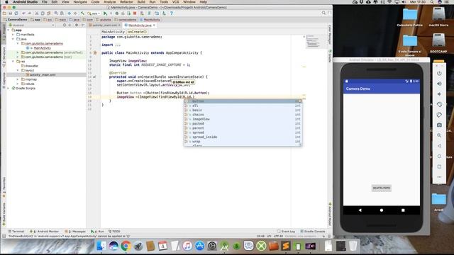 Android Studio Tutorial Camera Demo смотреть онлайн