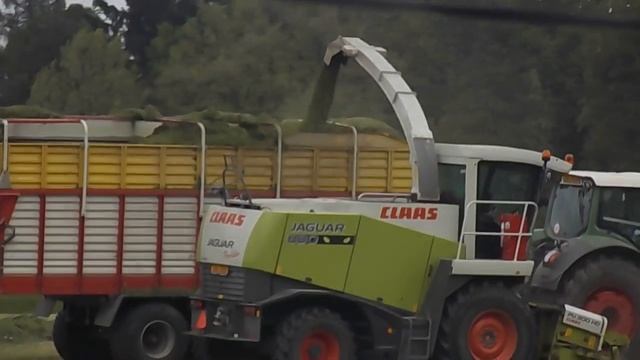 Senáže Fendt 936 + Pottinger Jumbo 8010 a Claas Jaguar 830 смотреть онлайн