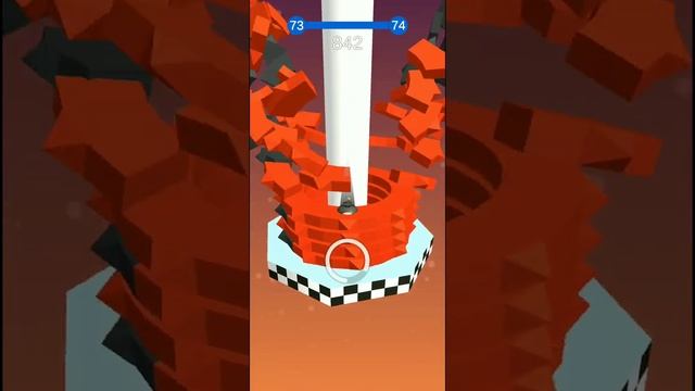 Stack Ball - Android, ios Gameplay All Levels (Level 71-74) смотреть онлайн