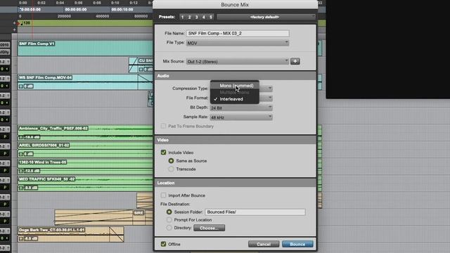 *2022 Update* Bounce Mix In Pro Tools (Exporting Audio & Video Files) смотреть онлайн
