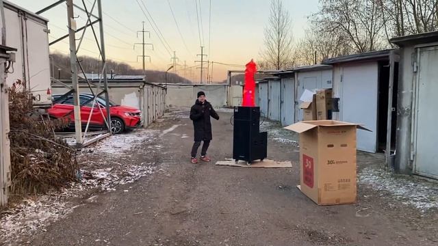 Колонка огонь в прямом смысле слова#jbl #колонки #музыка #новыйгод