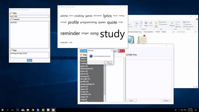 [Windows Programming - Final] Quick Note Application with WPF смотреть онлайн
